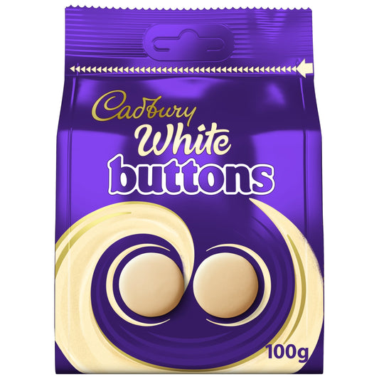 Cadbury White Chocolate Buttons Bag 100G — image 1