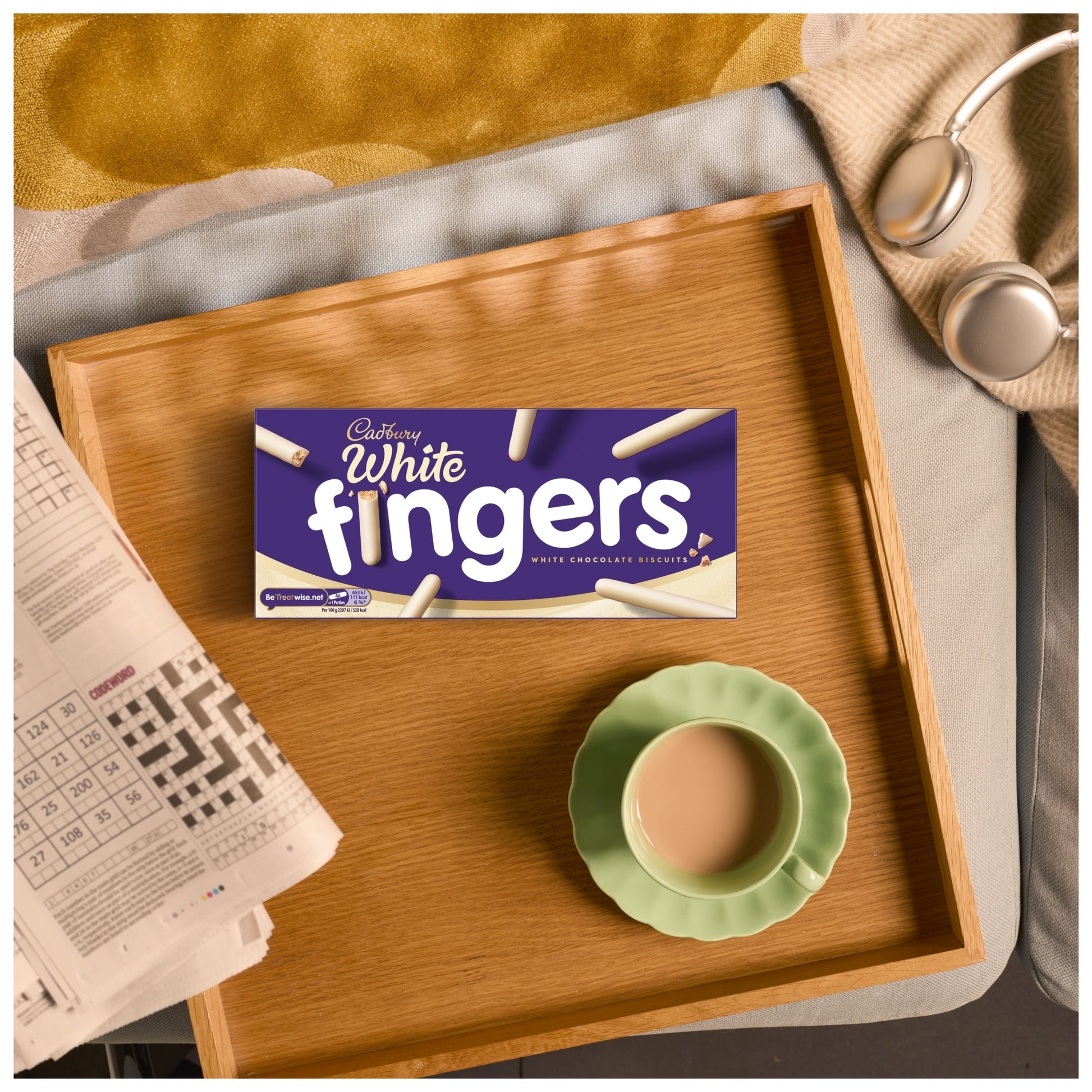 Cadbury White Chocolate Fingers Biscuits 114g — image 3