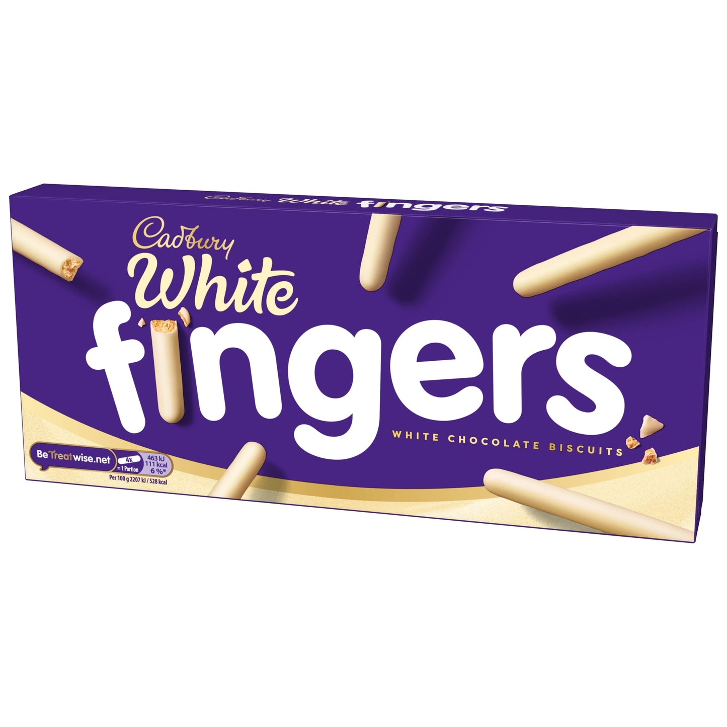 Cadbury White Chocolate Fingers Biscuits 114g — image 4