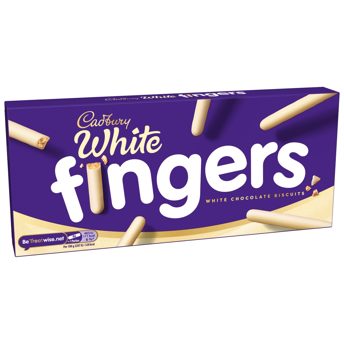 Cadbury White Chocolate Fingers Biscuits 114g — image 5