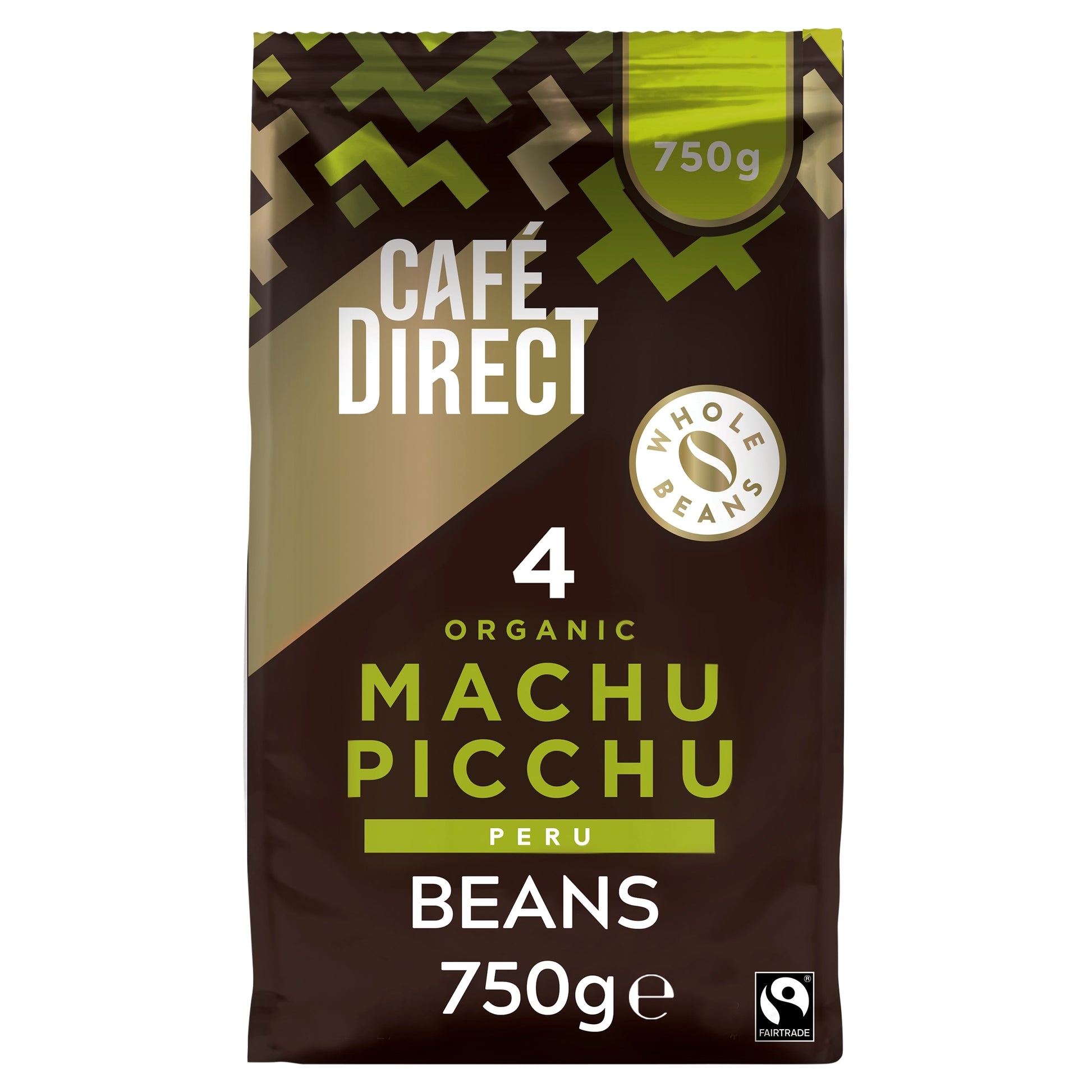 Cafe Direct Organic Machu Picchu Coffee Bean 750G — image 1