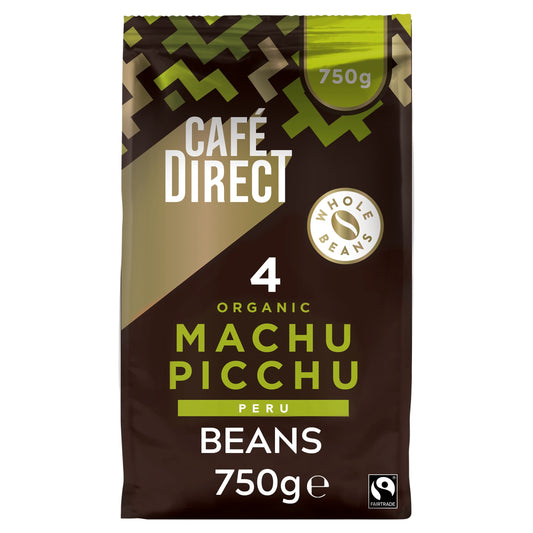 Cafe Direct Organic Machu Picchu Coffee Bean 750G — image 1