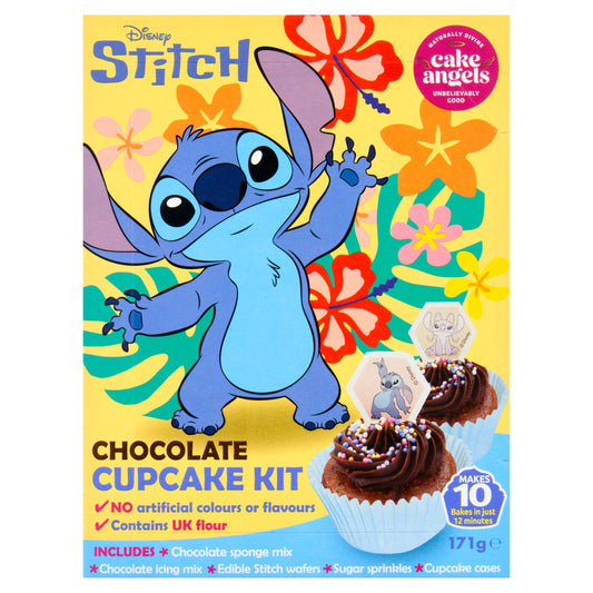 CAKE ANGELS Disney Stitch Chocolate Cupcake Kit 171g — image 1