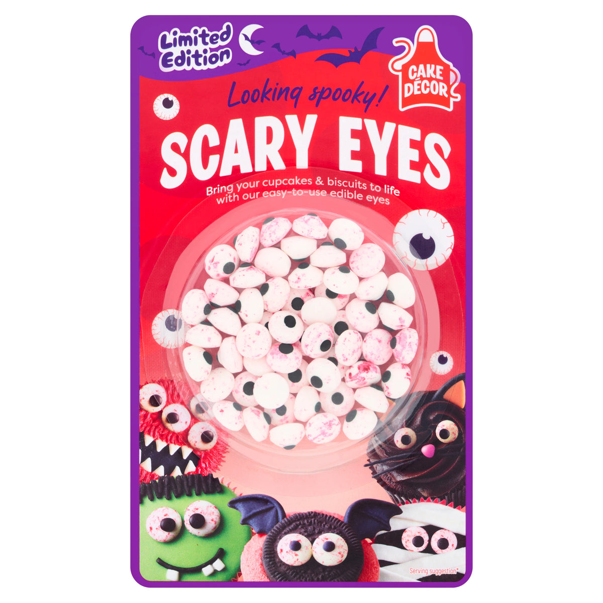 Cake Decor Scary Eyes Sugar Decorations 25G — image 1