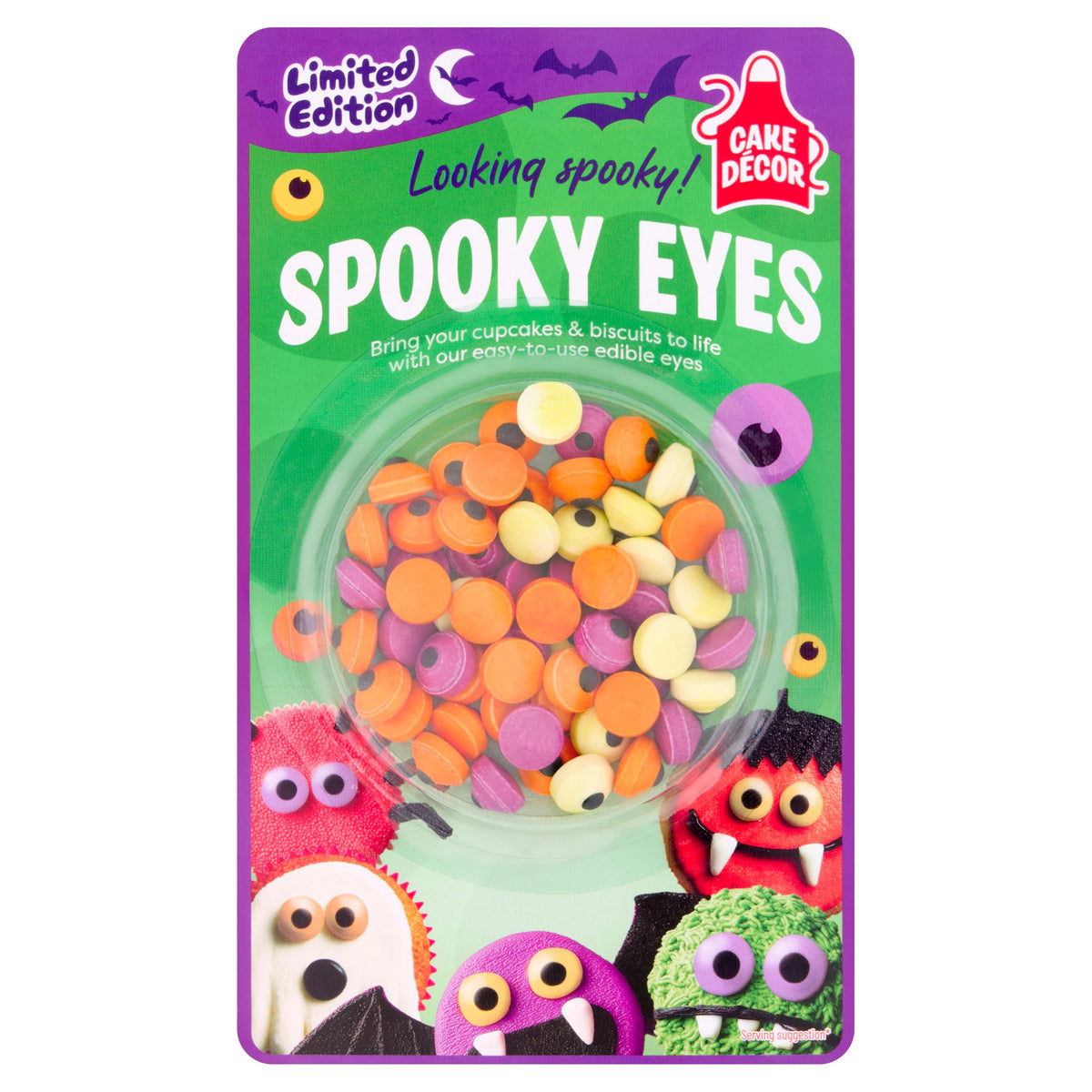 Cake Decor Spooky Eyes Coloured 25G — image 1