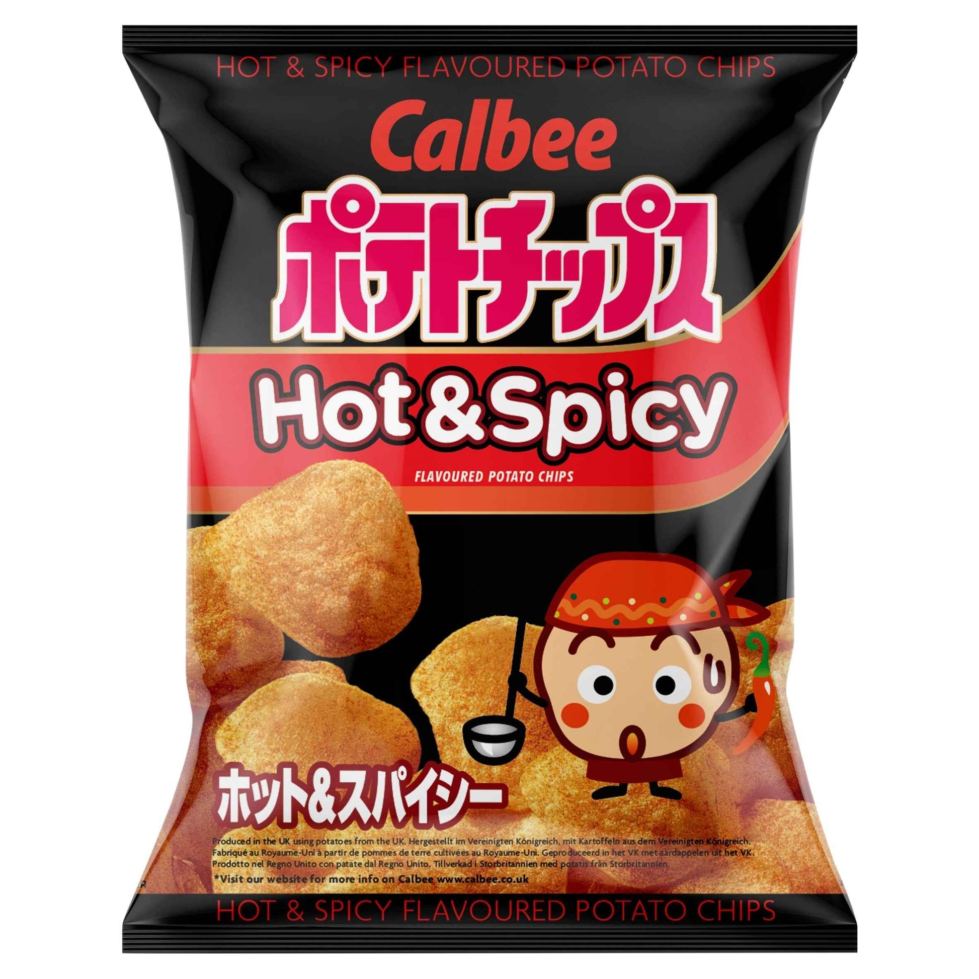 CALBEE Hot & Spicy Flavour Potato Chips 130g