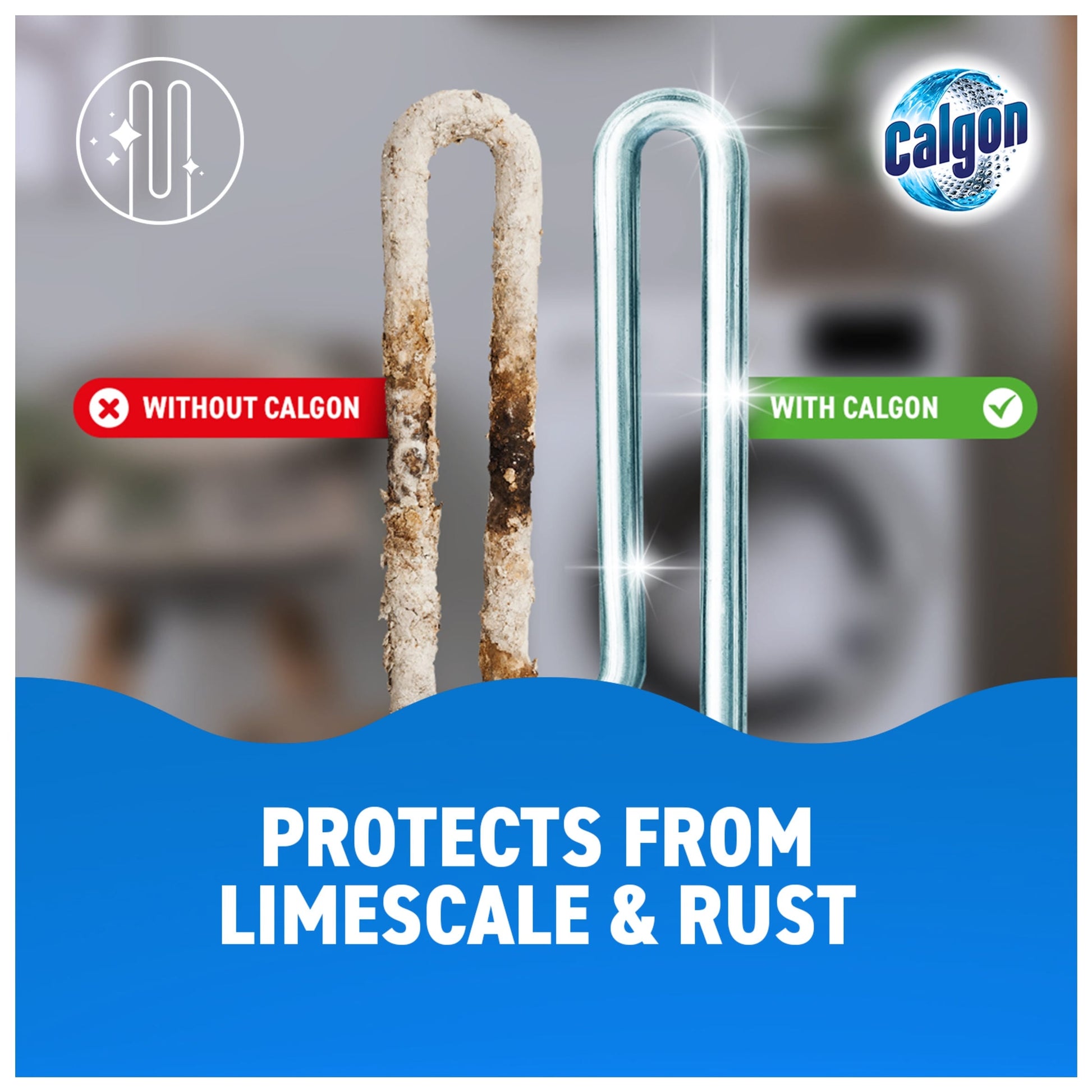 Calgon washing machine cleaner tablets limescale protection 30 tablets — image 4