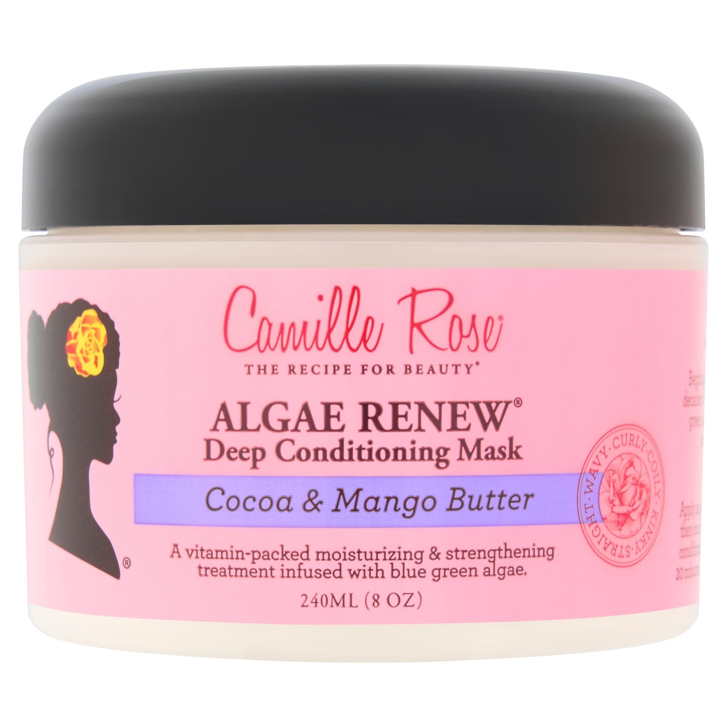 Camille Rose Algae Renew Cocoa & Mango Butter Deep Conditioning Mask 240ml — image 1