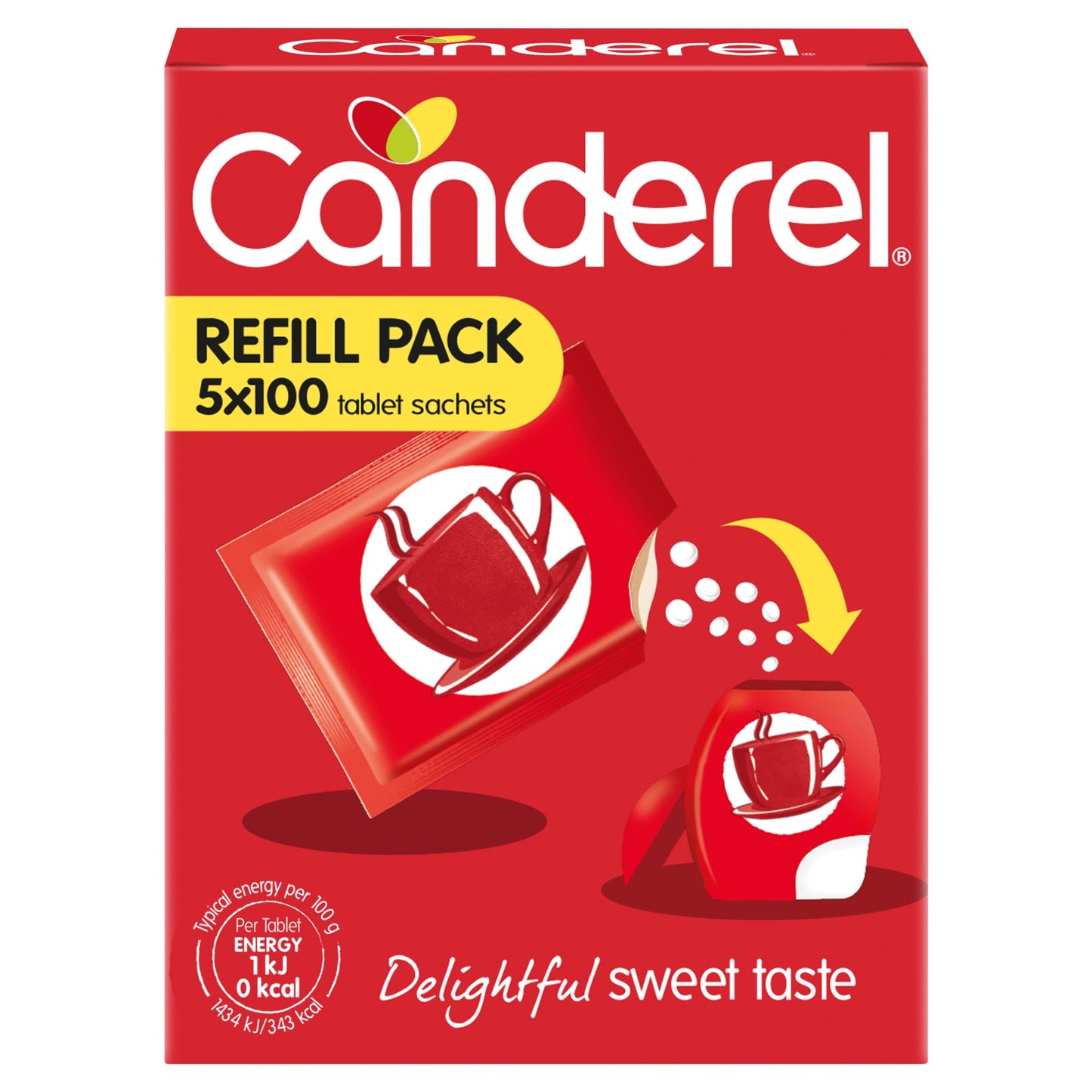 Canderel Refill Sachets 500Pk 42.5G — image 1