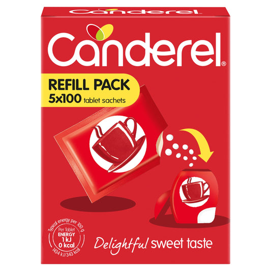 Canderel Refill Sachets 500Pk 42.5G — image 1