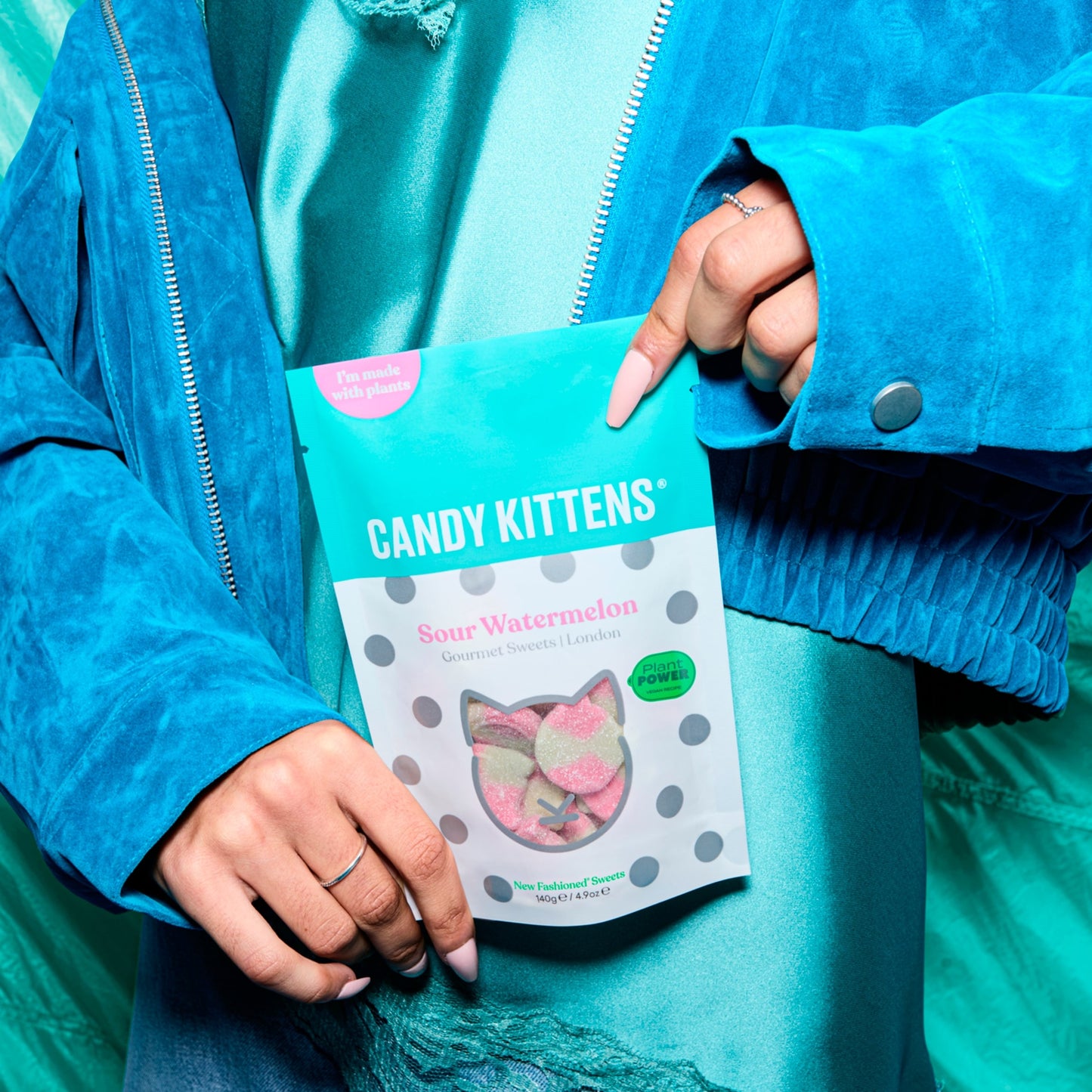 Candy Kitten Sour Watermelon Sweets 140G — image 2