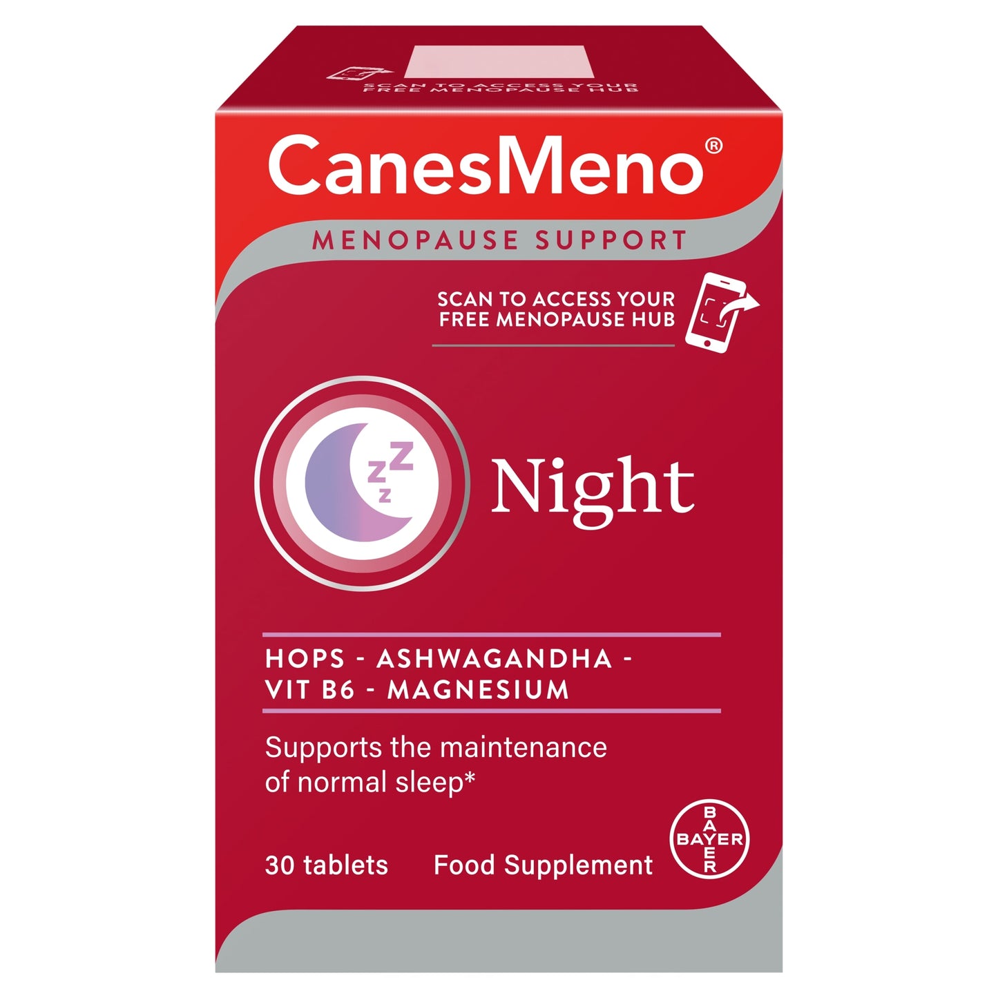 CanesMeno Menopause Support Night 30 tablets — image 1