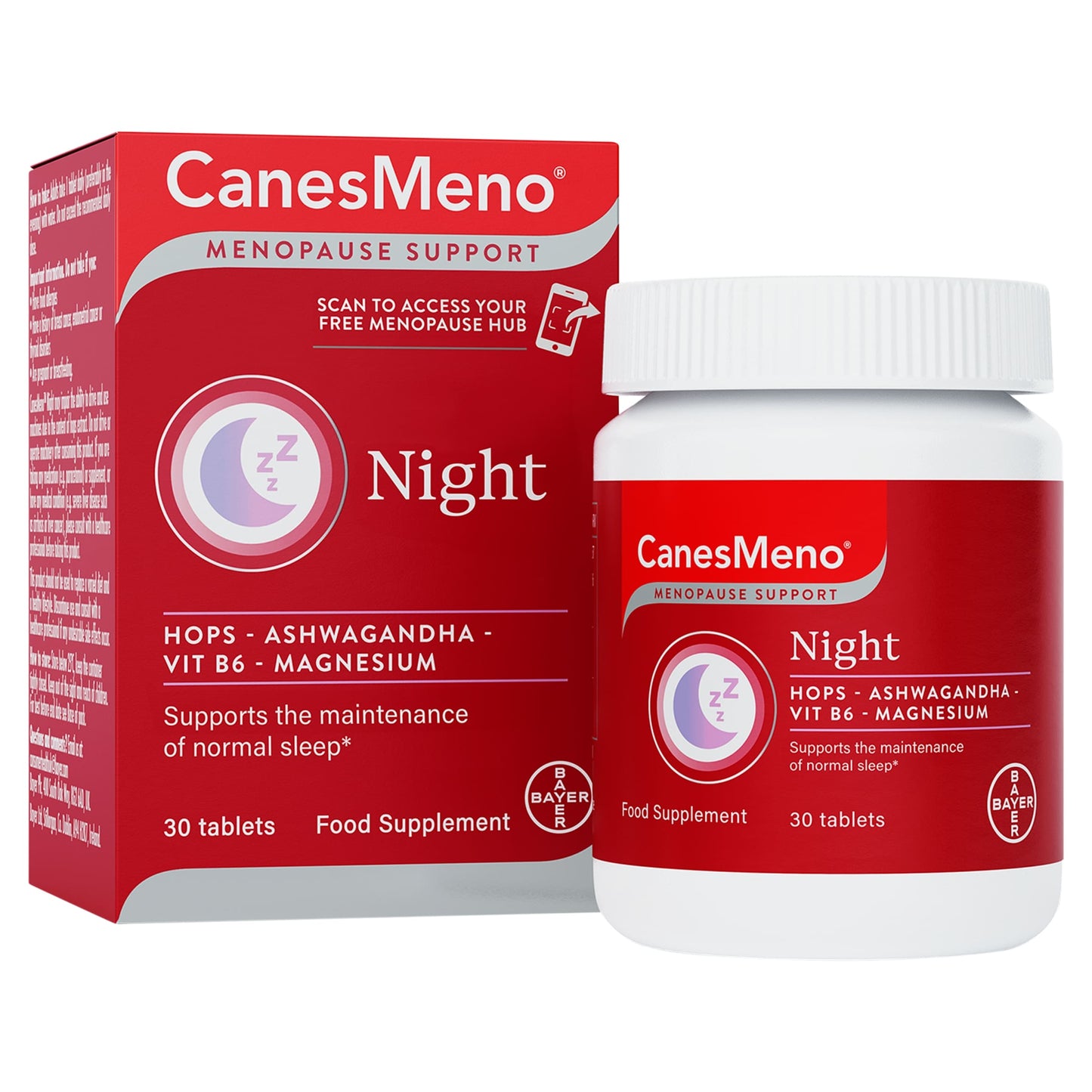 CanesMeno Menopause Support Night 30 tablets — image 2