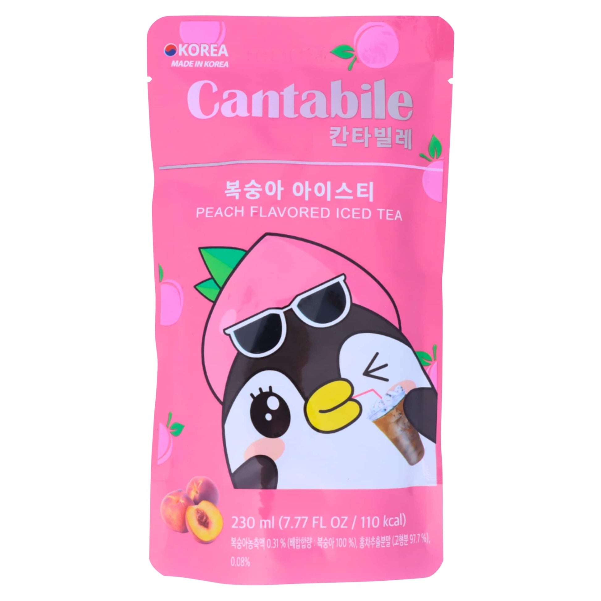 Cantabile Peach Flavour Ice Tea 230ml — image 1