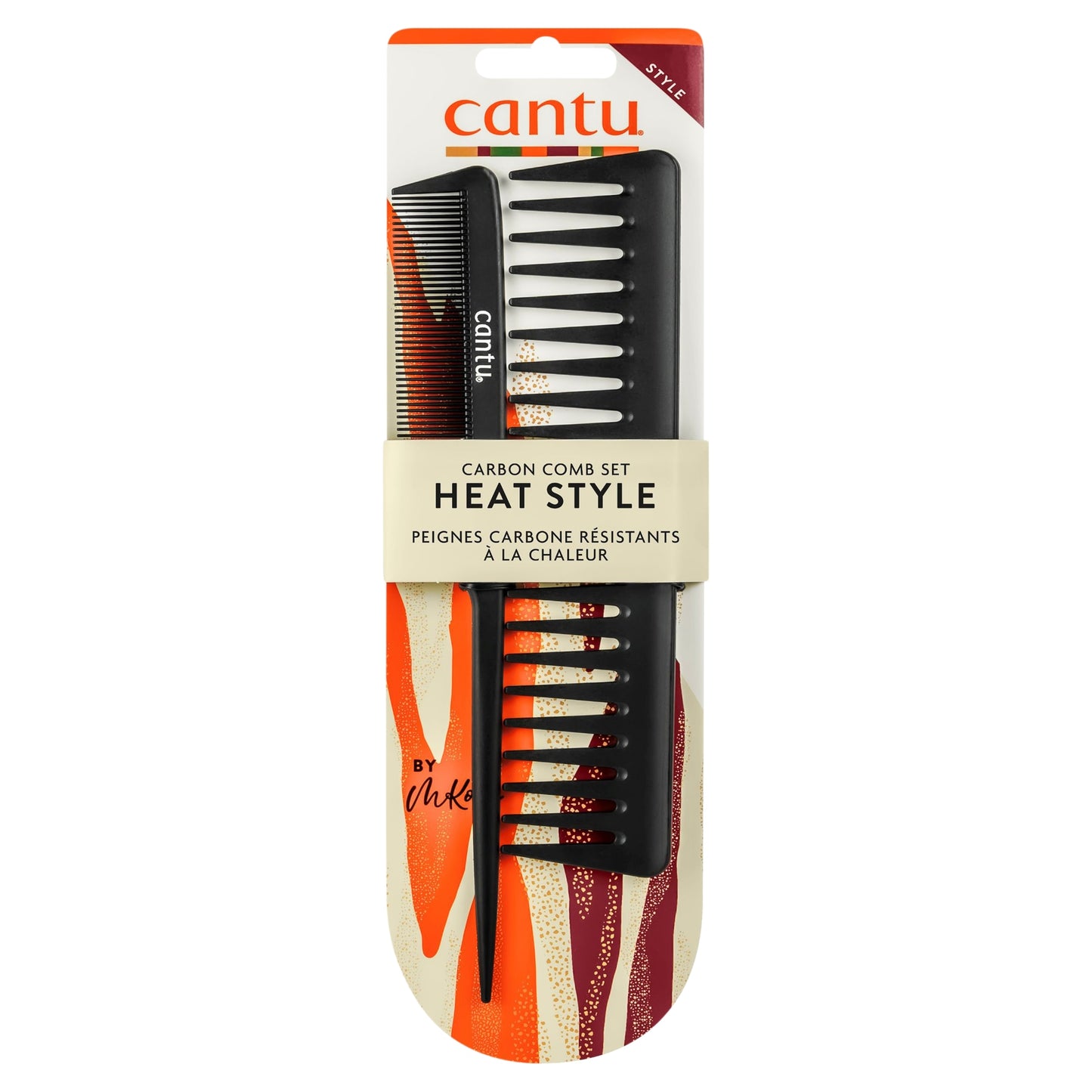 Cantu By Mkoby Heat Style Carbon Fibre Combs — image 1
