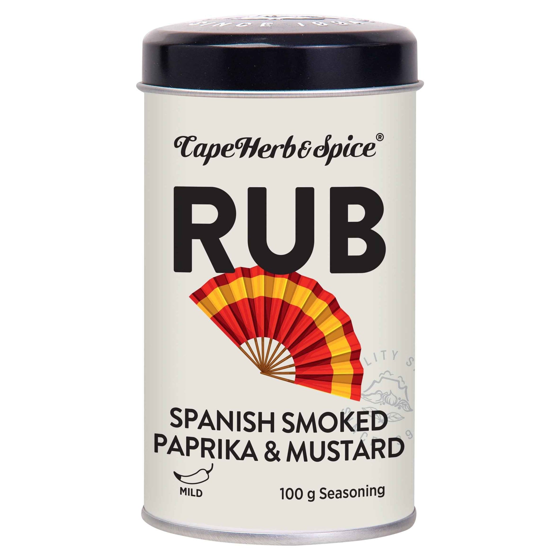 Cape Herb & Spice Rub Spanish Smoked Paprika & Mustard Seasoning 100g