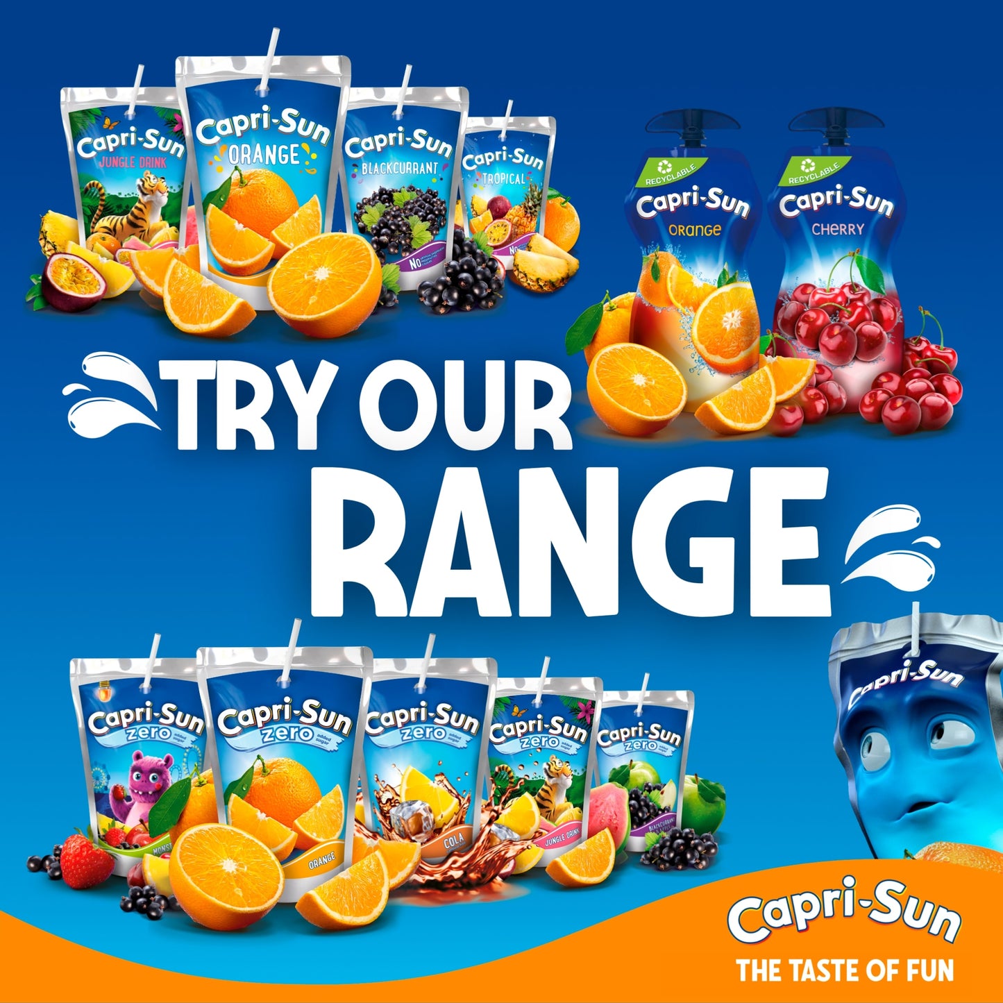 Capri-Sun Double Strength Orange Squash 1L — image 3