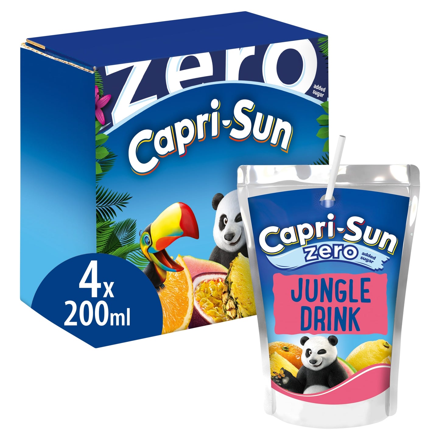Capri-Sun Zero Jungle 4 x 200ml Kids' Juice Drink — image 4