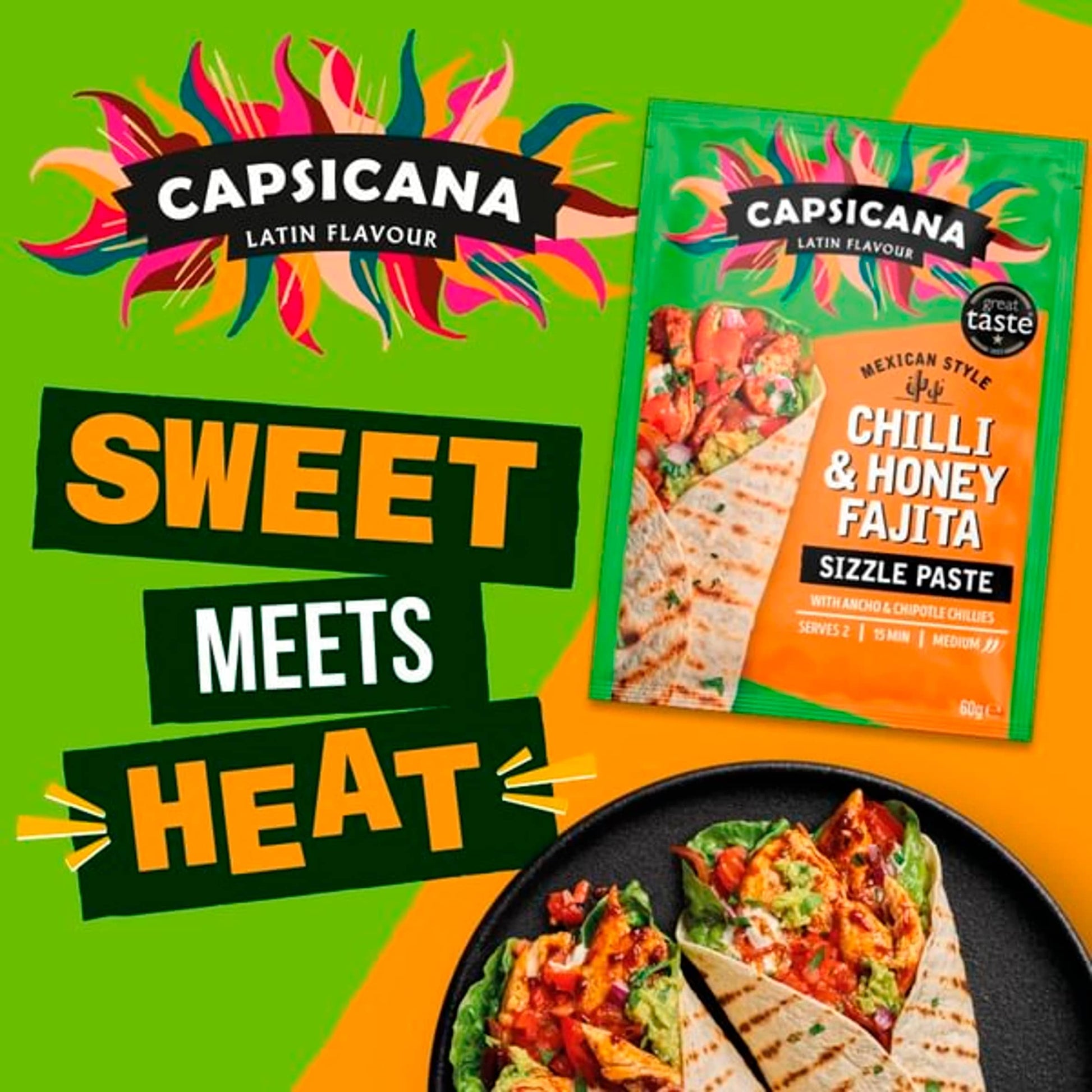 Capsicana Mexican Fajita Chilli & Honey Paste 60G — image 4
