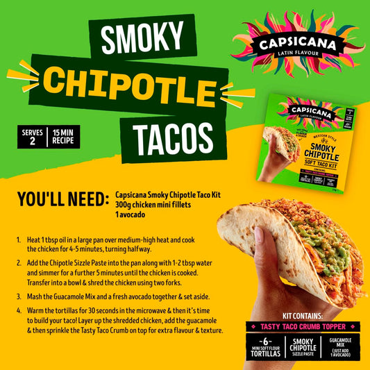 Capsicana Mexican Smoky Chipotle Taco Meal Kit 273g — image 2