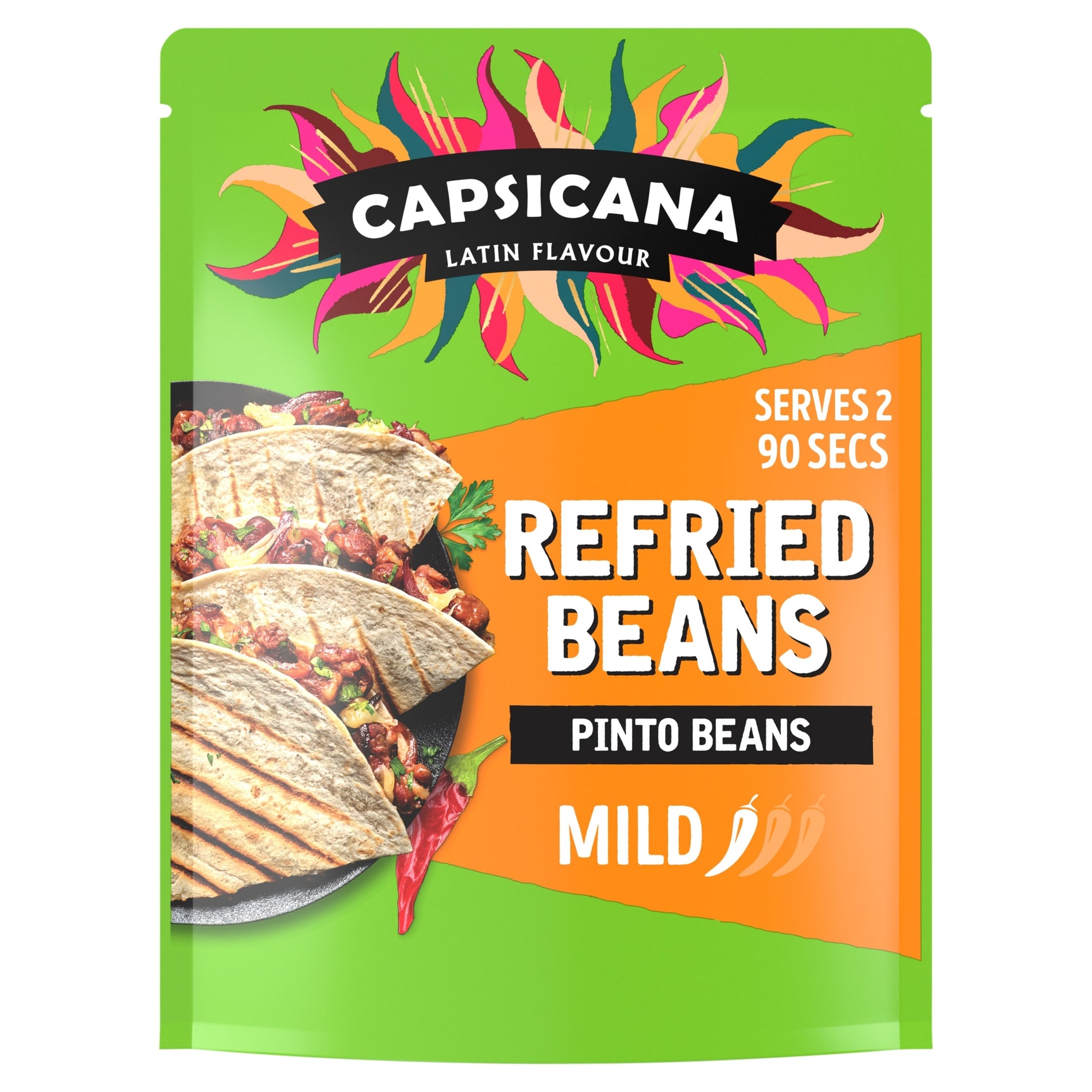 Capsicana The Ultimate Refried Pinto Beans 200G — image 1