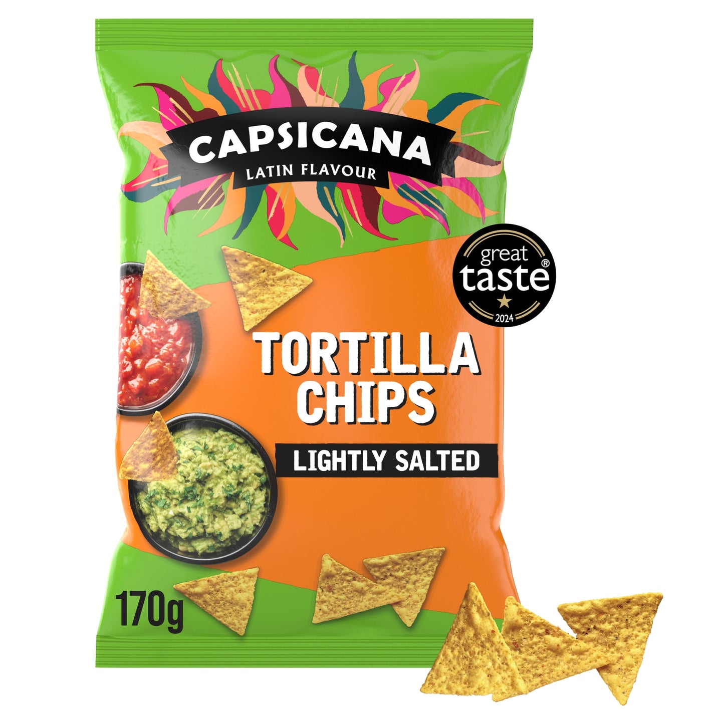 Capsicana Tortilla Chips Lightly Salted 170g — image 1