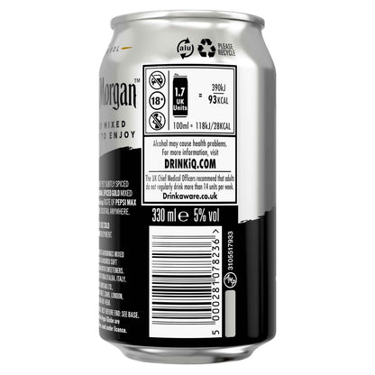 CAPTAIN MORGAN Original Spiced Gold & Pepsi Max 330ml