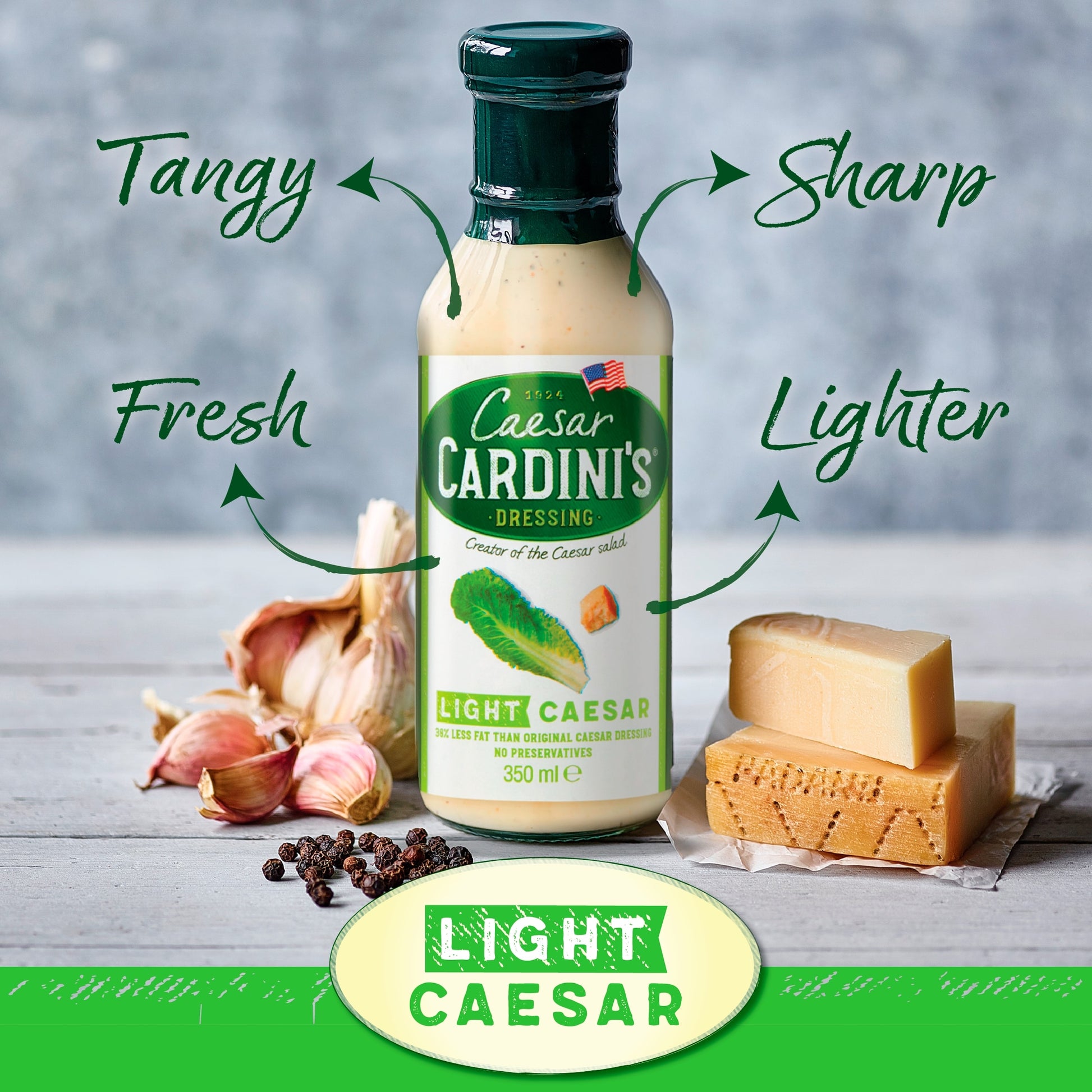 Cardini's Light Caesar Dressing 350ml — image 3