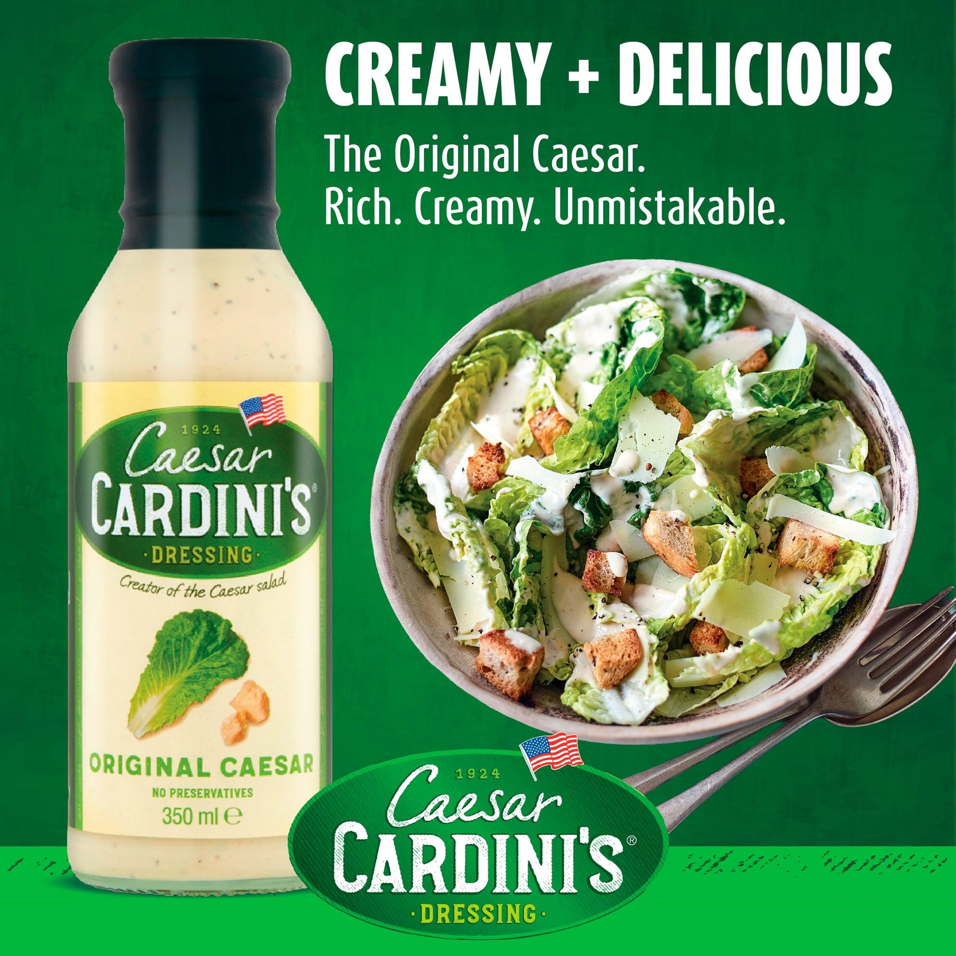 Cardini's Original Caesar Salad Dressing 350ml — image 2
