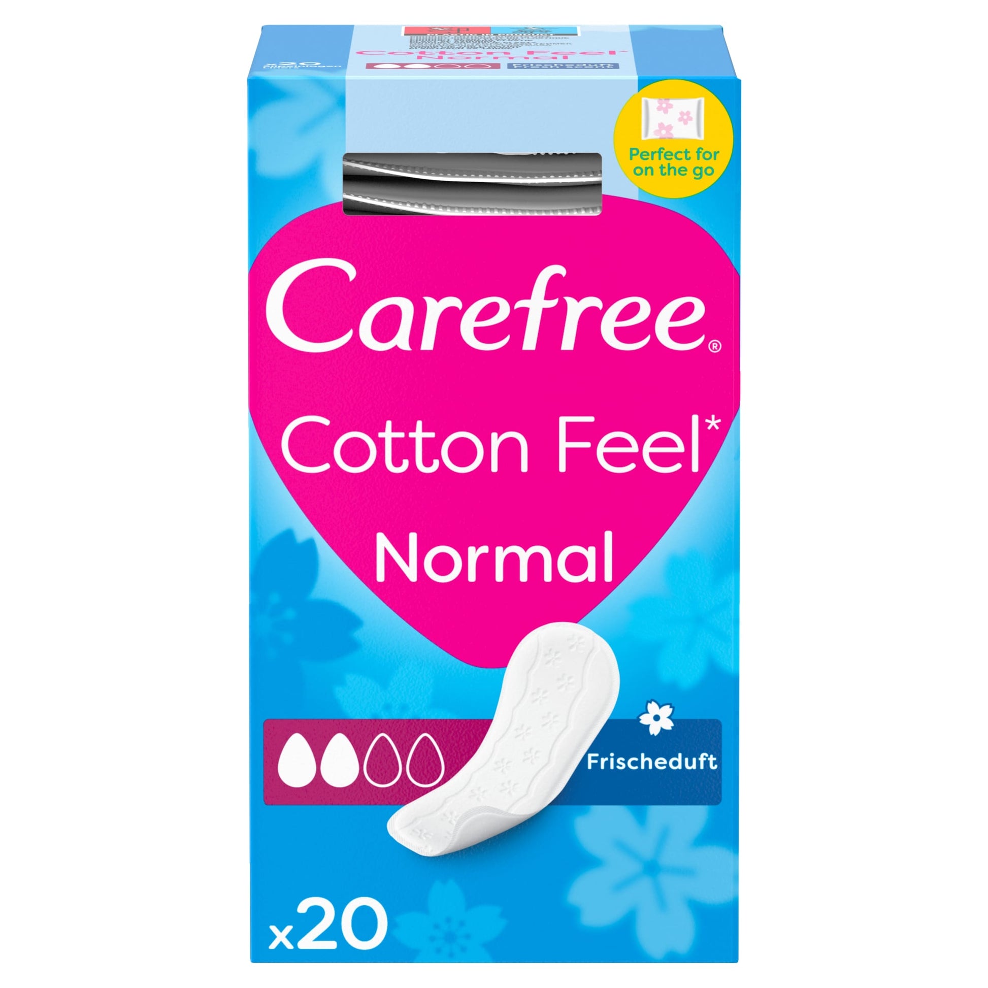 Carefree Cotton Fresh Scent Pantyliners 20 pack — image 1