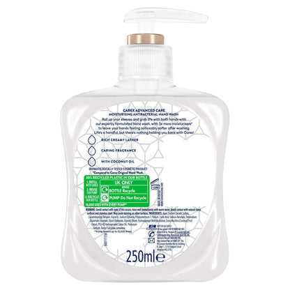 Carex Advanced Care Antibacterial Hand Wash - Coconut Oil 250ml — image 2