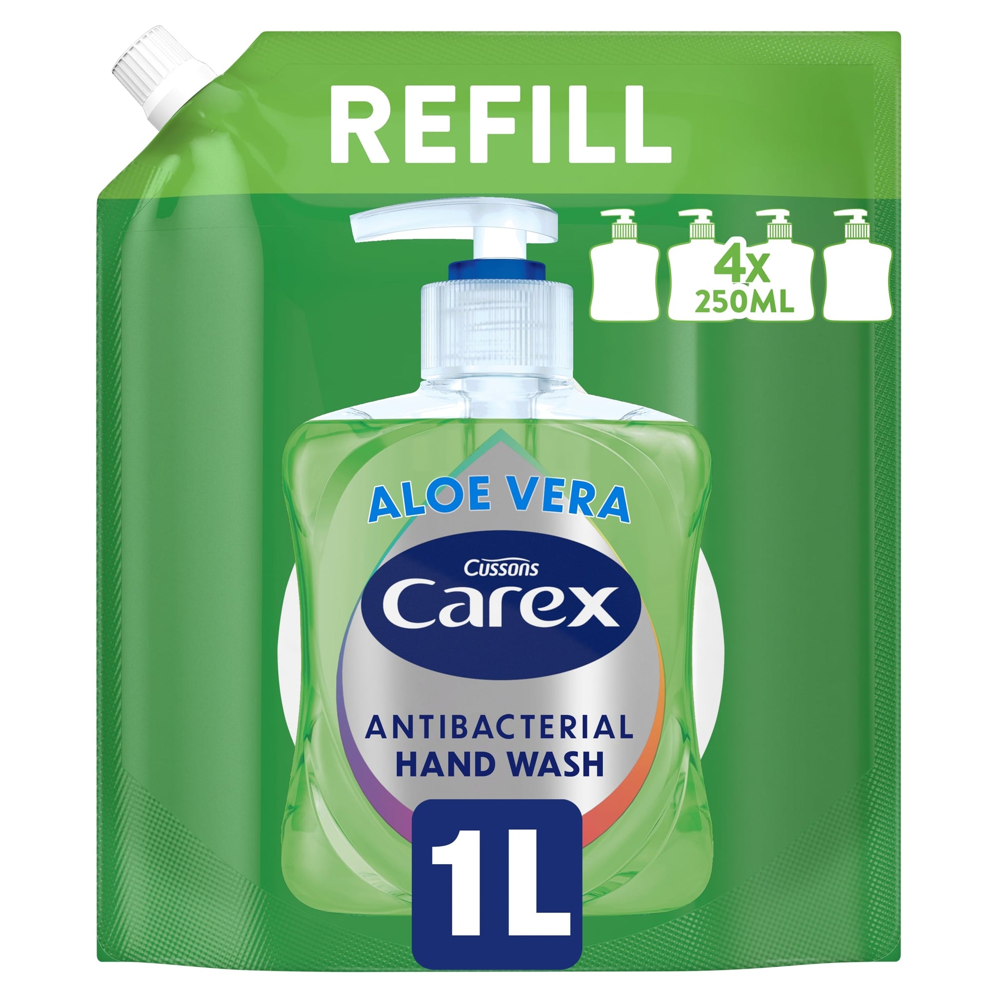Carex Handwash Aloe Vera Refill 1000ml — image 1