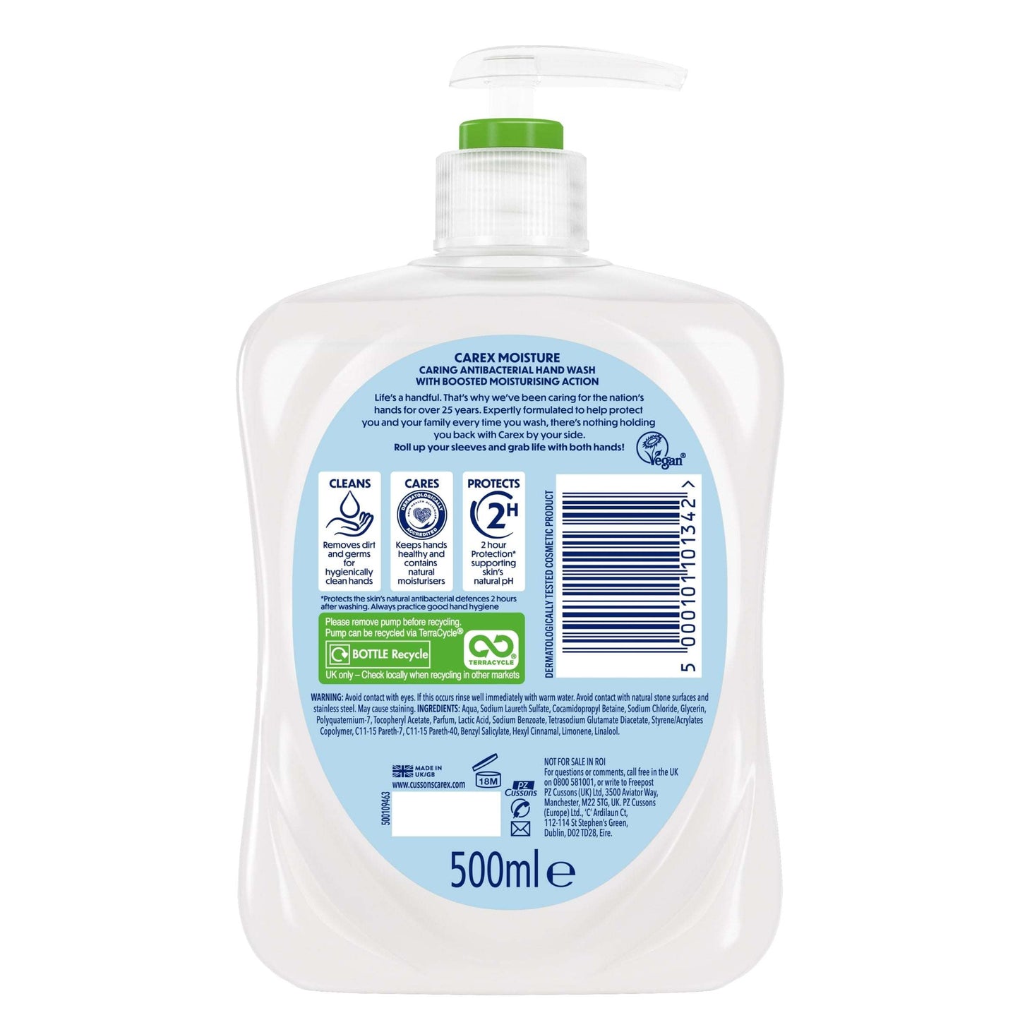 Carex Moisture Plus Handwash 500Ml — image 2