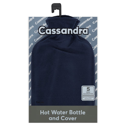 Cassandra Fleece Hot Water Bottle and Cover Set — image 1