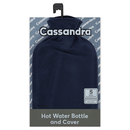 Cassandra Fleece Hot Water Bottle and Cover Set — image 1