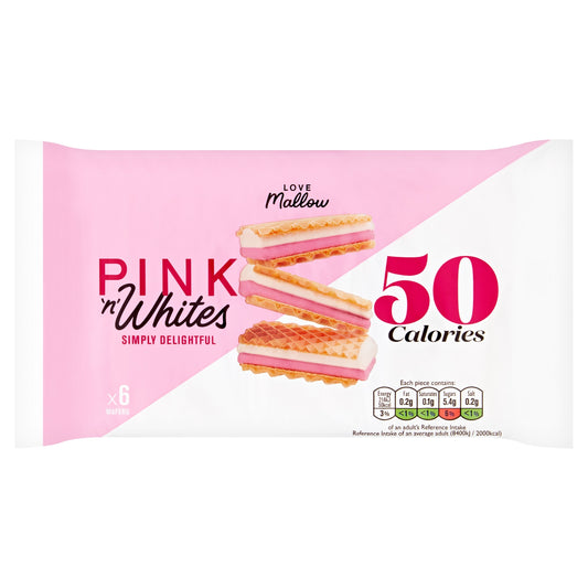 Caxton Pink & White Wafers 6 Pack 85G — image 1