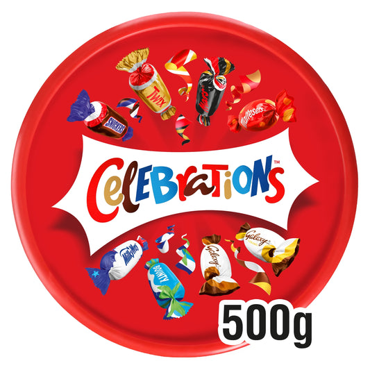 Celebrations Milk Chocolates Tub 500g — image 1