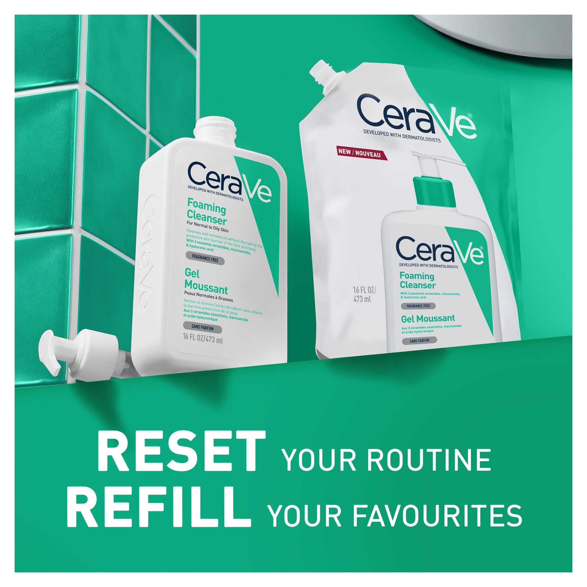 CeraVe Foaming Cleanser Refill 473ml — image 3