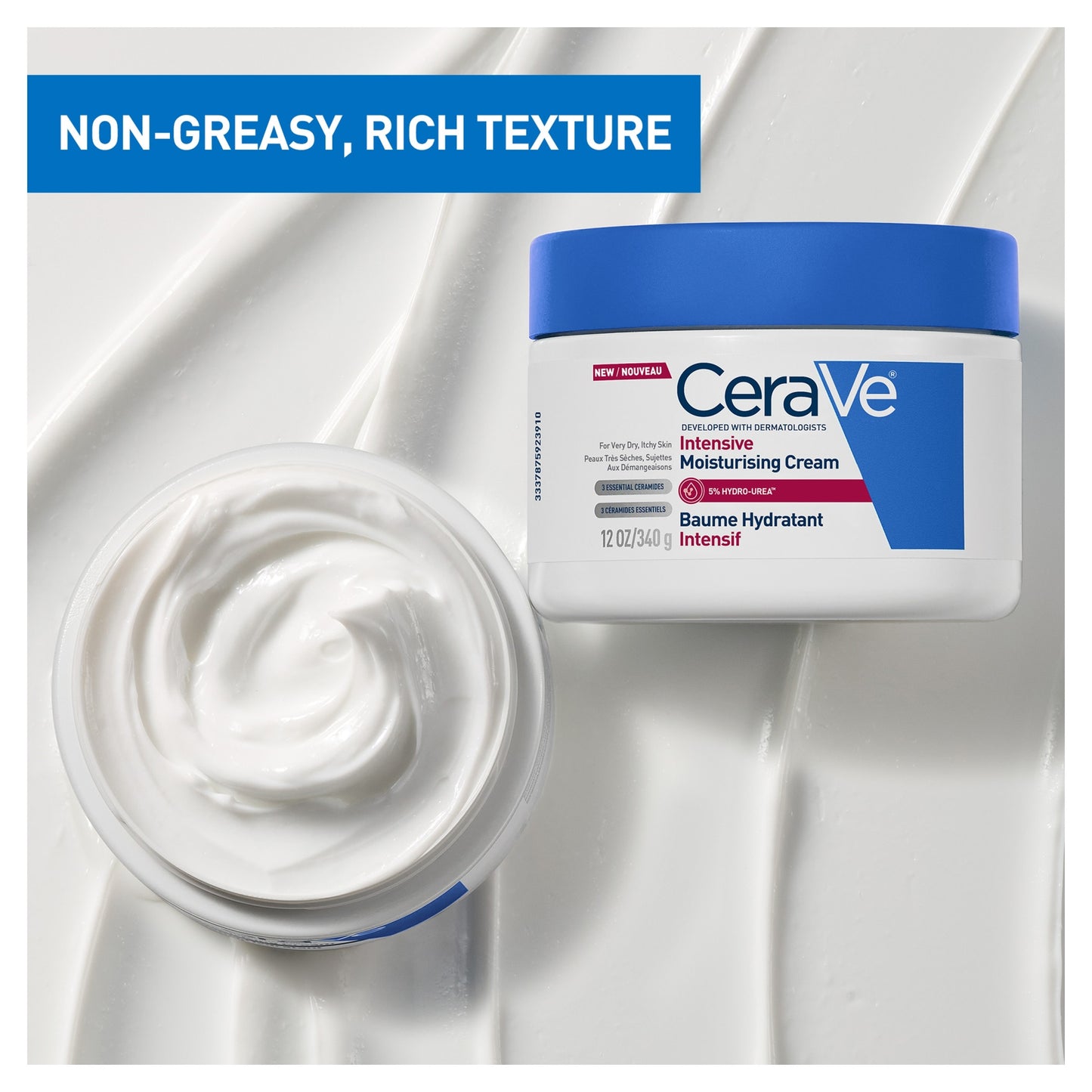 CeraVe Intensive Moisturising Cream for Dry to Very Dry Skin 340g — image 3