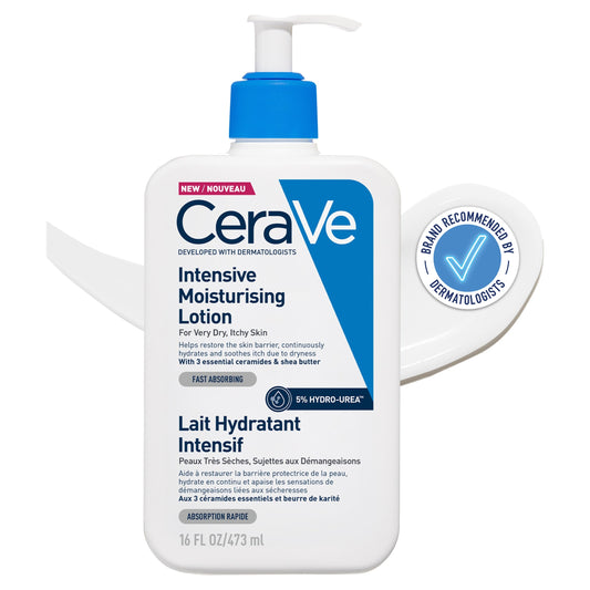 CeraVe Intensive Moisturising Lotion with 5% Hydro-Urea for Very Dry, Itchy Skin 473ml — image 1