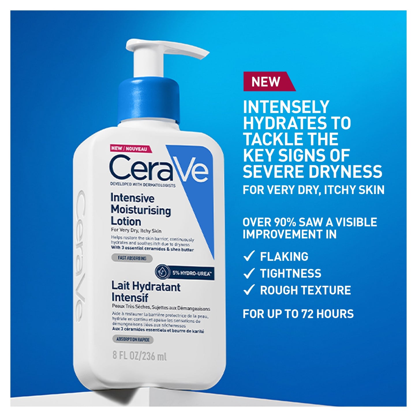 CeraVe Intensive Moisturising Lotion with 5% Hydro-Urea for Very Dry, Itchy Skin 473ml — image 2