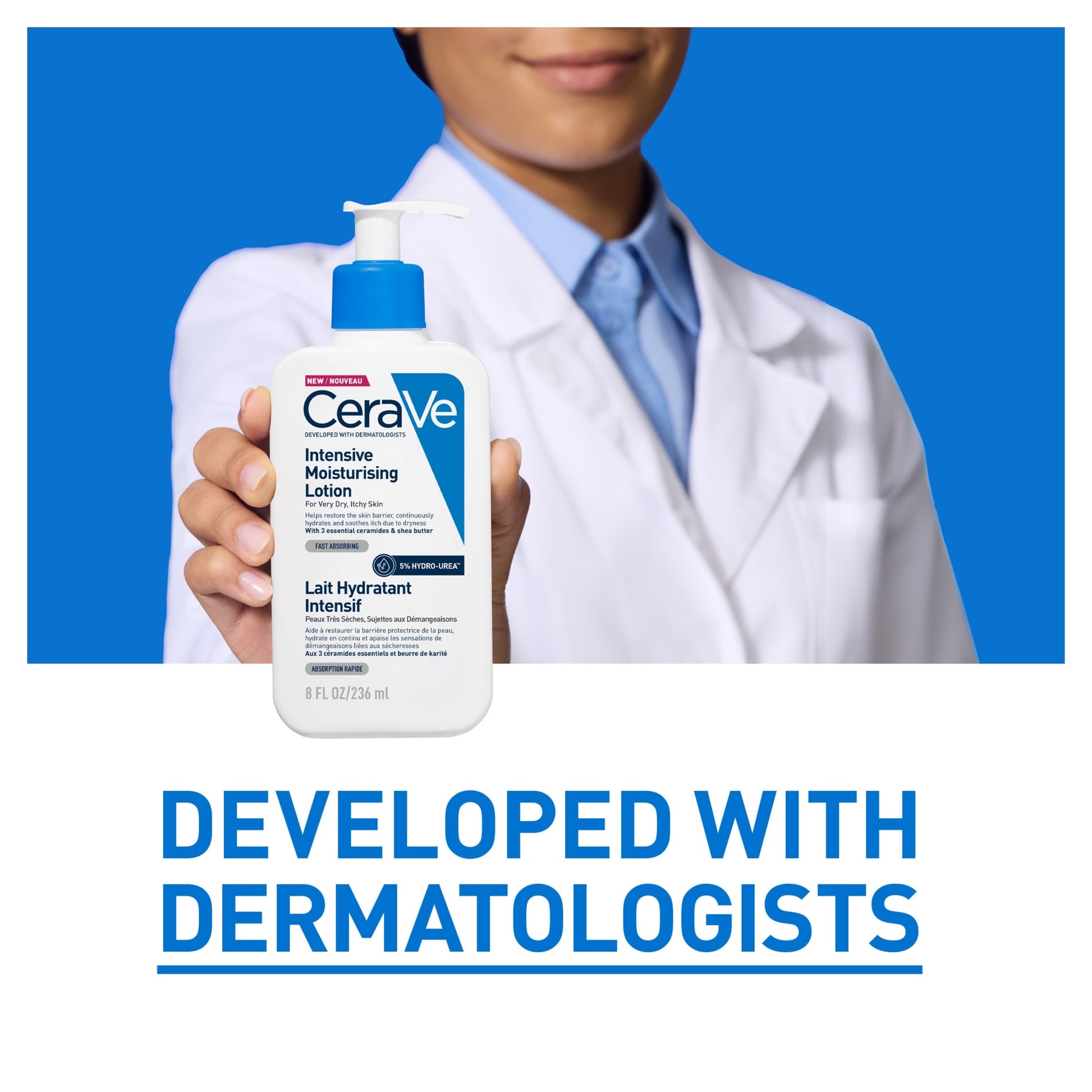 CeraVe Intensive Moisturising Lotion with 5% Hydro-Urea for Very Dry, Itchy Skin 473ml — image 3
