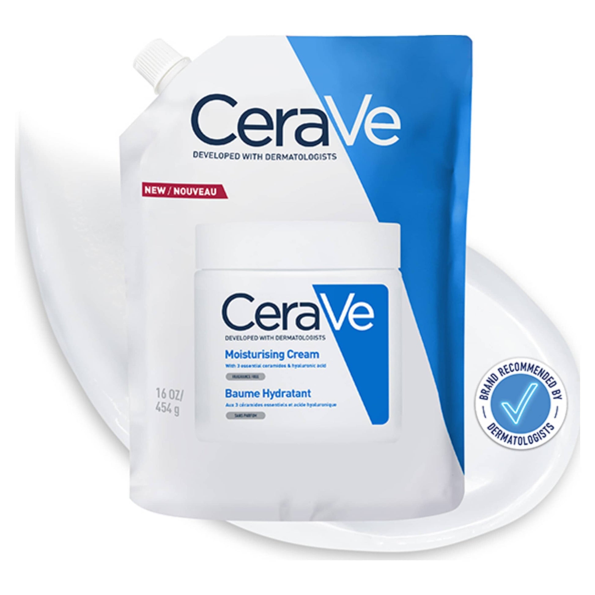CeraVe Moisturising Cream Refill 454g — image 1