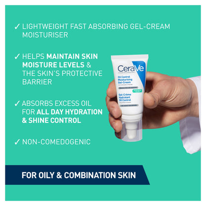 CeraVe Oil Control Moisturising Gel-Cream For Combination and Oily Skin 52ml — image 3