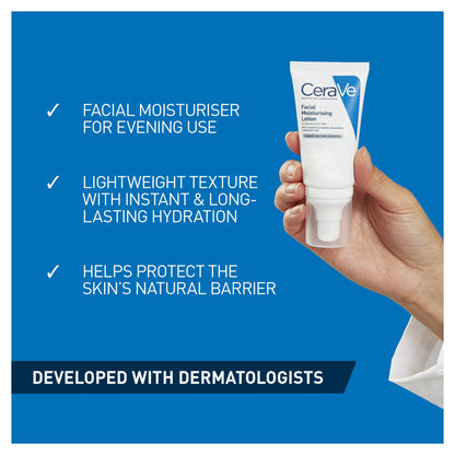 CeraVe PM Facial Moisturising Lotion 52ml — image 2