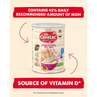 Cerelac Infant Cereals With Milk Honey & Wheat 12+ Months 1kg — image 2