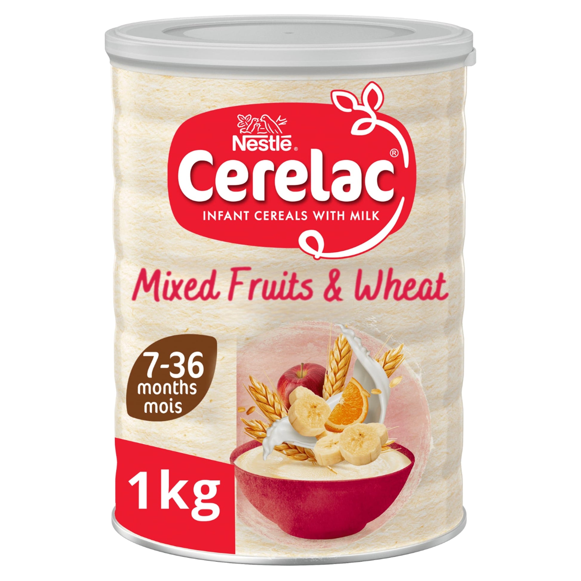 Cerelac Infant Cereals With Milk Mixed Fruits & Wheat 7+ Months 1kg — image 1
