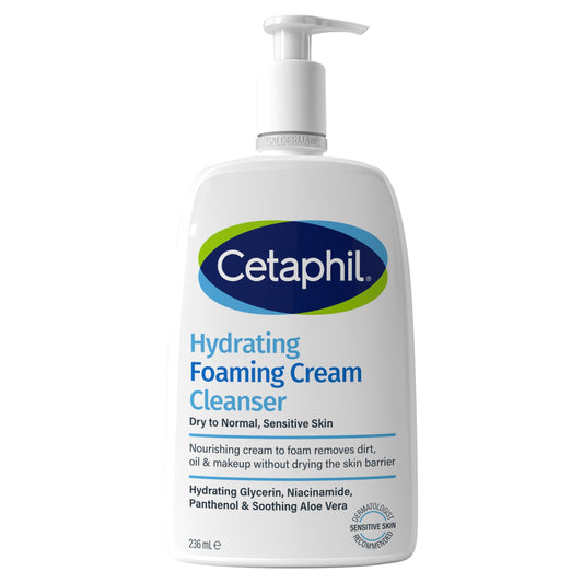 Cetaphil Hydrating Foaming Cream Cleanser 236ml — image 1