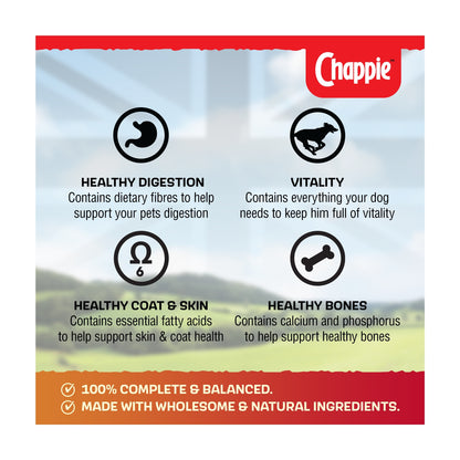 Chappie Adult Wet Dog Food Tins Favourites in Loaf 6 x 412g — image 4