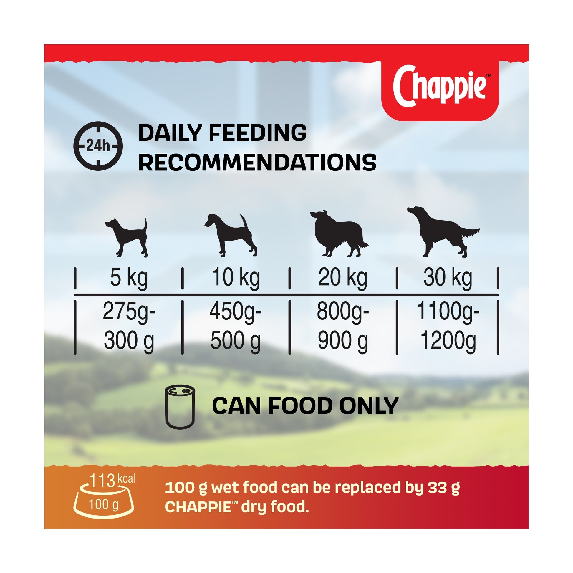 Chappie Adult Wet Dog Food Tins Favourites in Loaf 6 x 412g — image 5